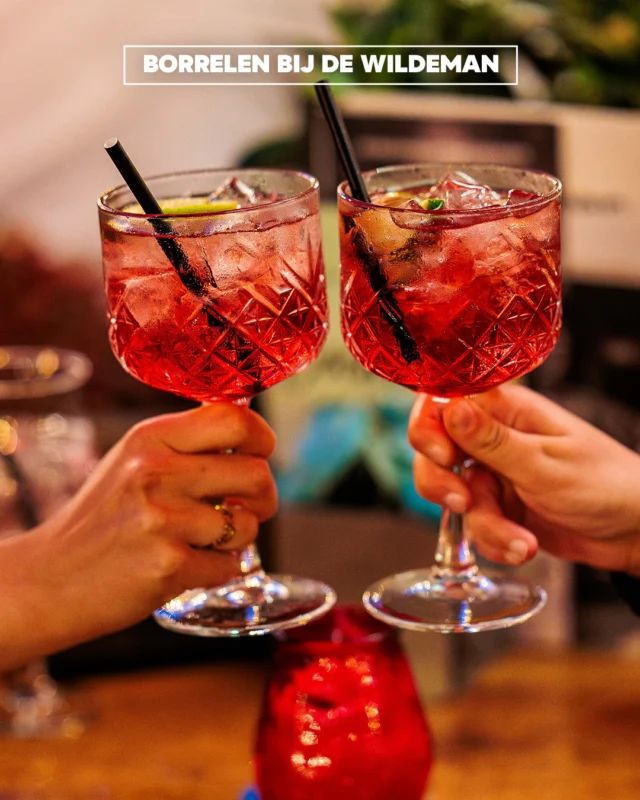 Vrijdagmiddag = borreltijd. 🍻 Gooi die laptop dicht, neem je collega's mee en kom borrelen bij De Wildeman. Sluit je week goed af met onze heerlijke cocktails.