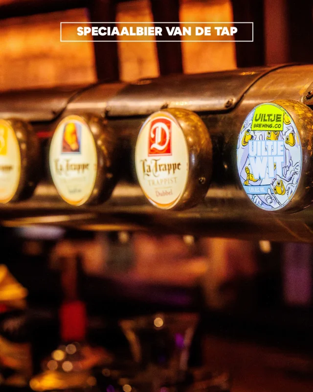 Bij De Wildeman tappen we heerlijke speciaalbieren. 🍺 Of je nu van hoppig, fruitig of juist krachtig houdt, je vind altijd jouw perfecte biertje. Benieuwd welke er nu op de wisseltap zit? Kom dan gezellig langs 😉